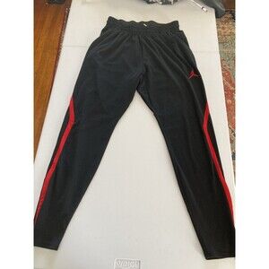 Air Jordan Dri Fit Pants Women’s Large Black/Red Logo  Very Good Condition